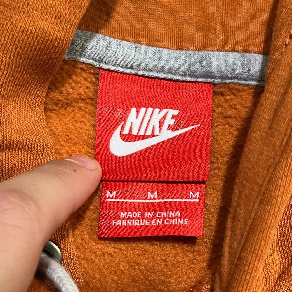 Nike Texas Longhorns Hoodie Sweatshirt Mens Medium Orange College‎ University